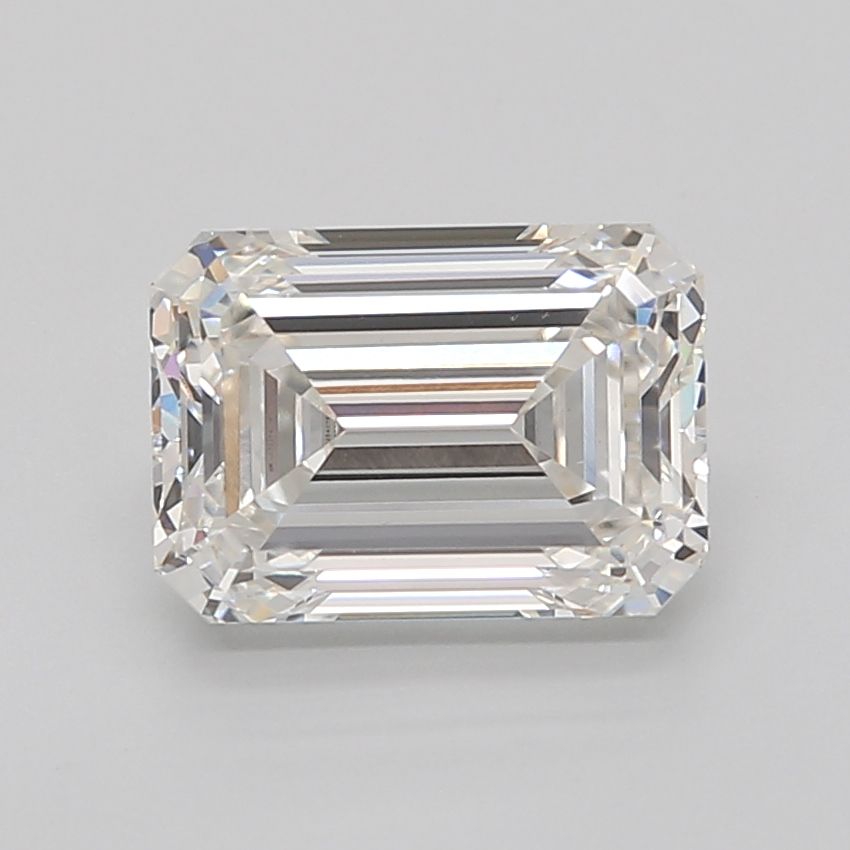 3.06 Carat G-VVS2 Emerald Lab Diamond