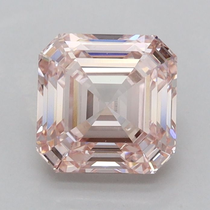 1.51 Carat Asscher Cut Fancy Pink