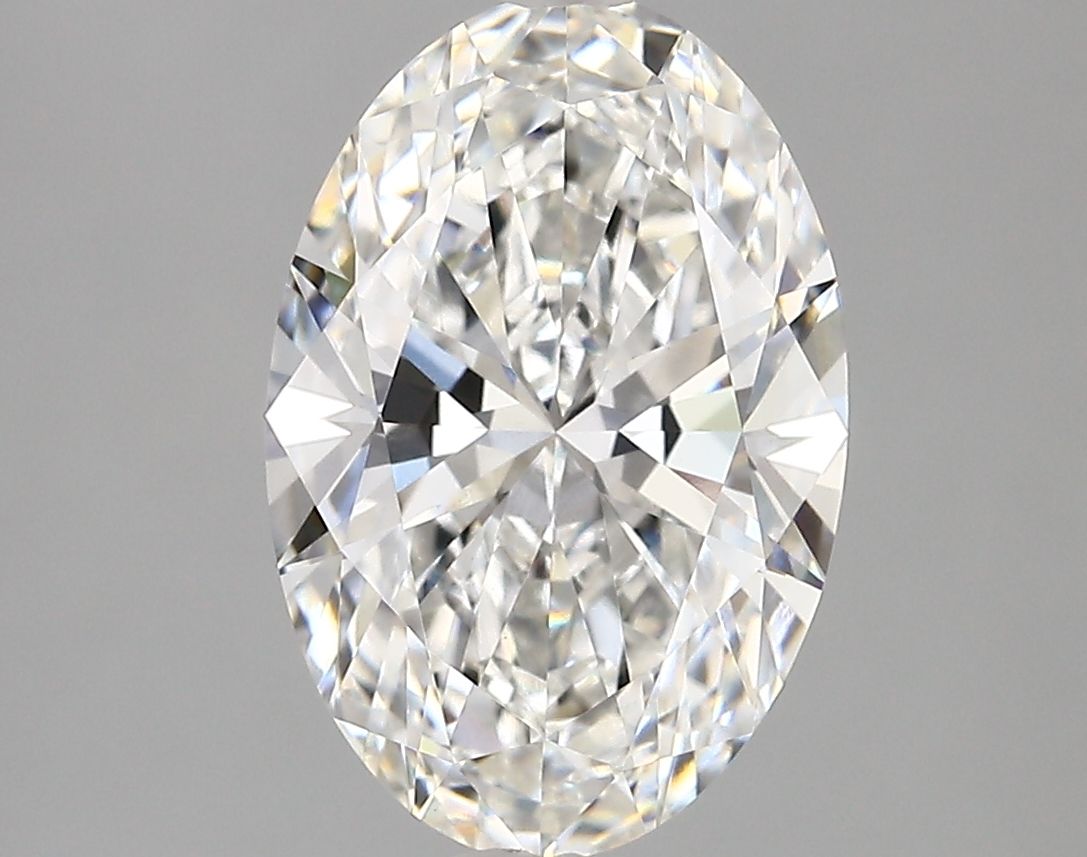 3.27 Carat F-VVS2 Oval Lab Diamond