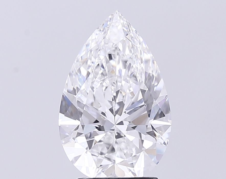 3.00 Carat E-VVS2 Pear Lab Diamond