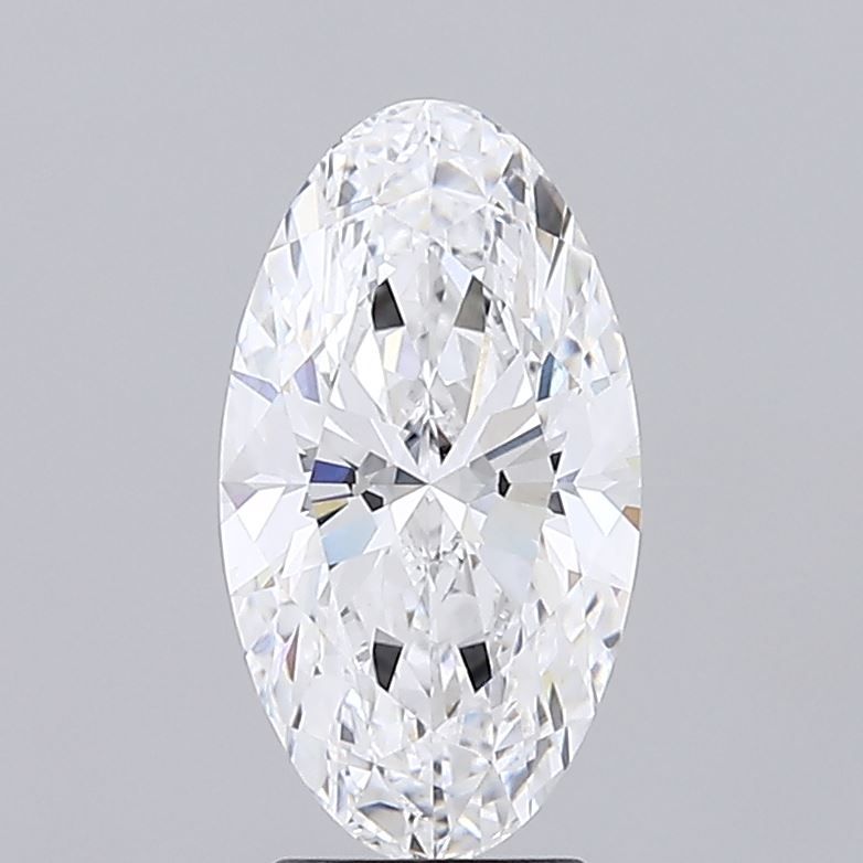 3.08 Carat D-VVS2 Oval Lab Diamond