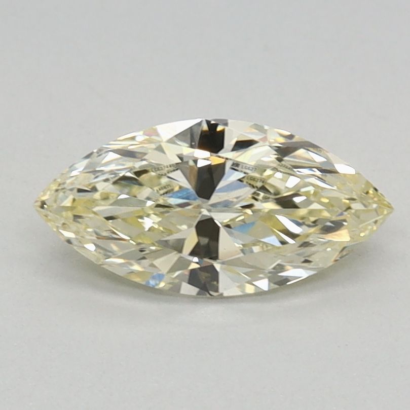 0.51 Carat Marquise Cut Fancy Yellow
