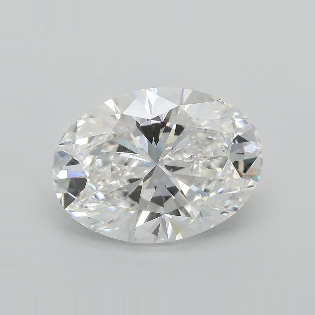7.16 Carat E-VVS2 Oval Lab Diamond