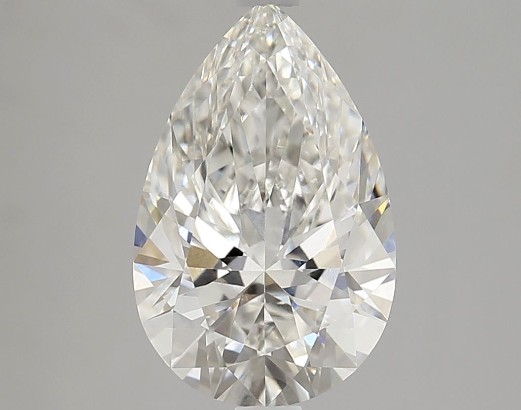 2.83 Carat G-VVS2 Pear Lab Diamond