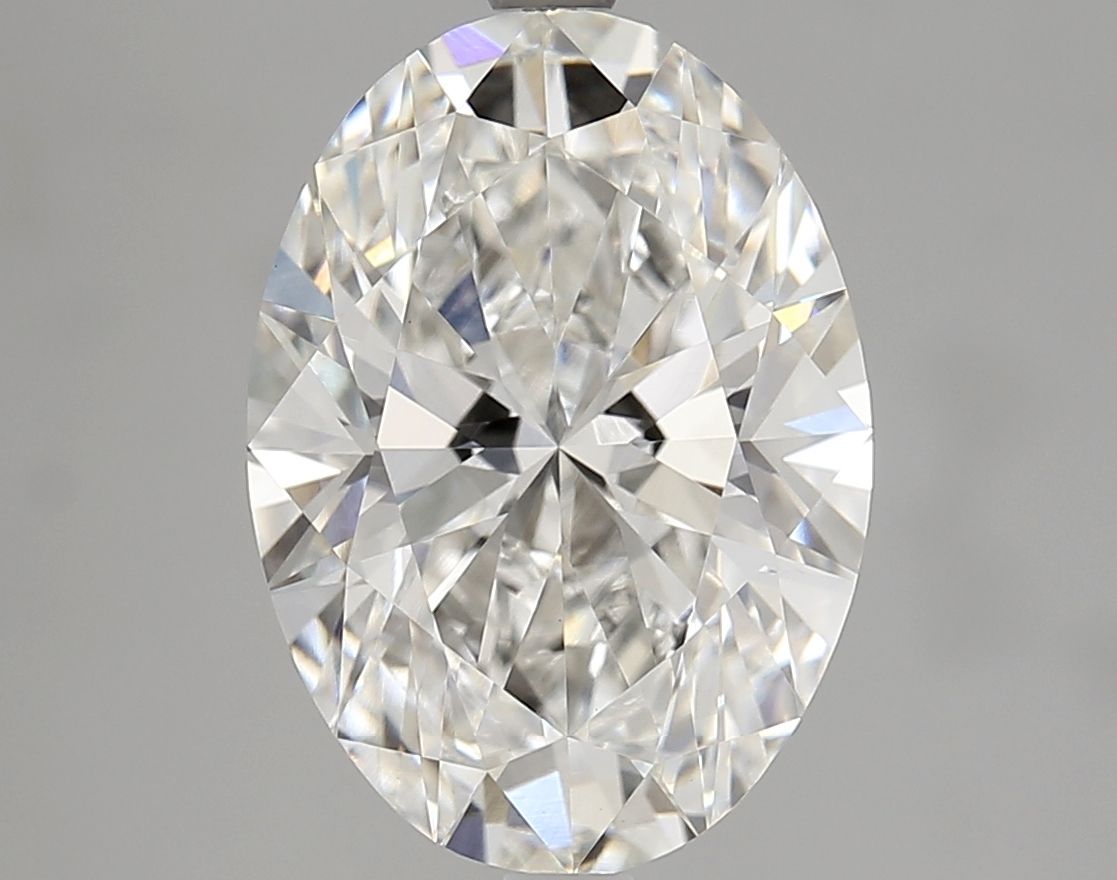 4.46 Carat F-VVS2 Oval Lab Diamond