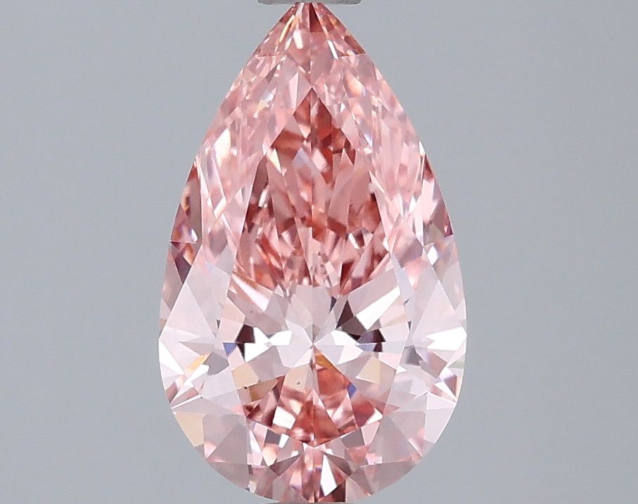 1.53 Carat Pear Cut Fancy Pink