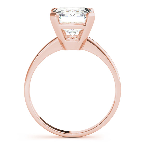 Noemi Emerald Diamond Solitaire Engagement Ring