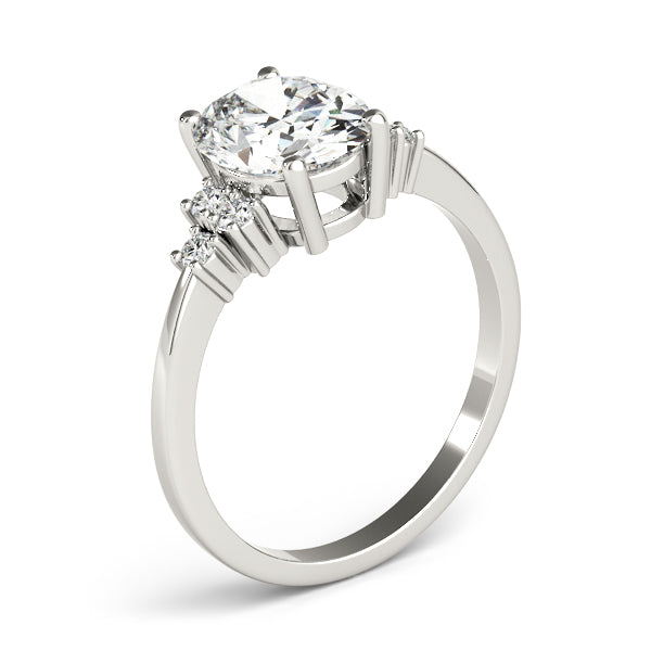 Alexandria Oval Lab Grown Diamond Engagement Ring IGI Certified