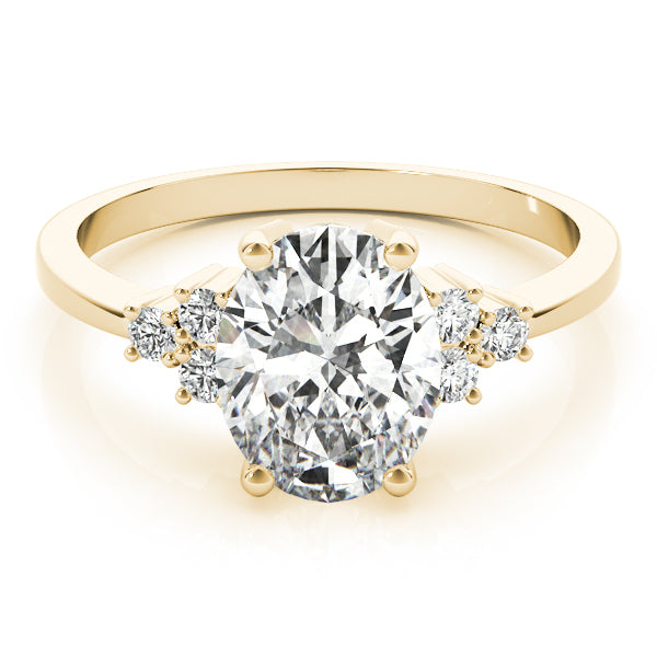 Alexandria Oval Diamond Engagement Ring-VIRABYANI