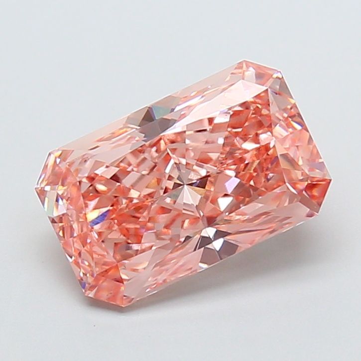 4.09 Carat Radiant Cut Fancy Pink