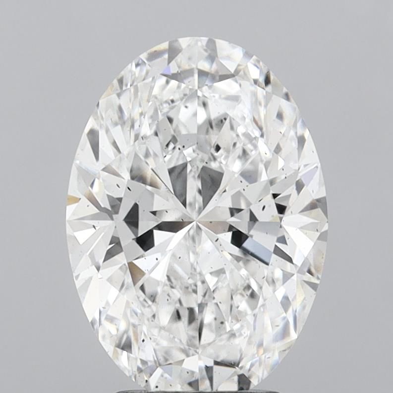 3.12 Carat D-SI1 Oval Lab Diamond