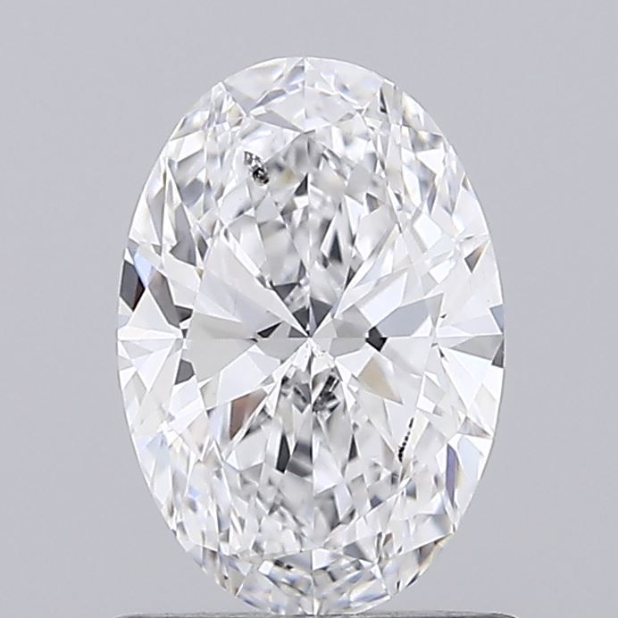1.00 Carat D-SI1 Oval Lab Diamond