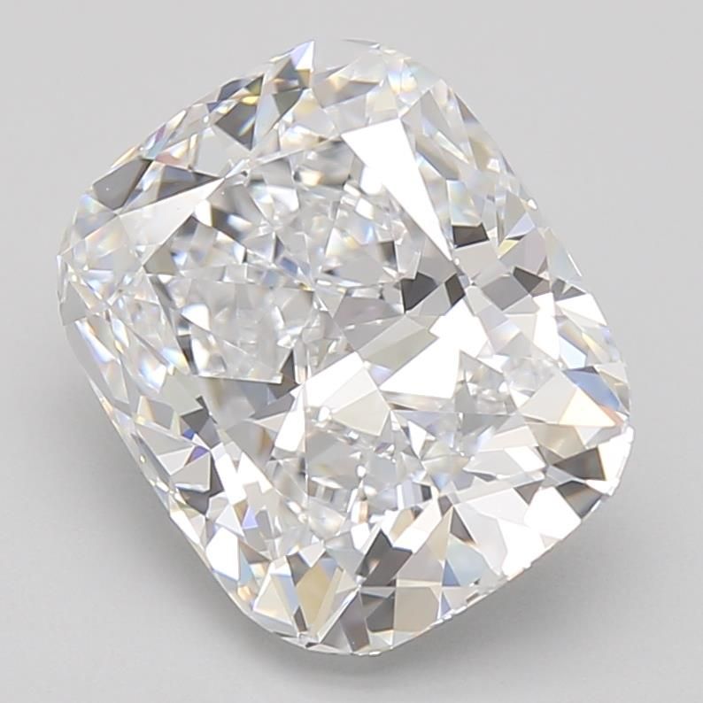 3.94 Carat D-VVS2 Cushion Lab Diamond