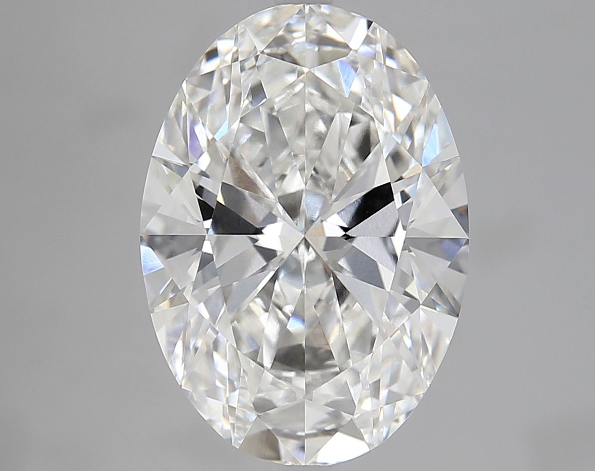5.04 Carat F-VVS2 Oval Lab Diamond