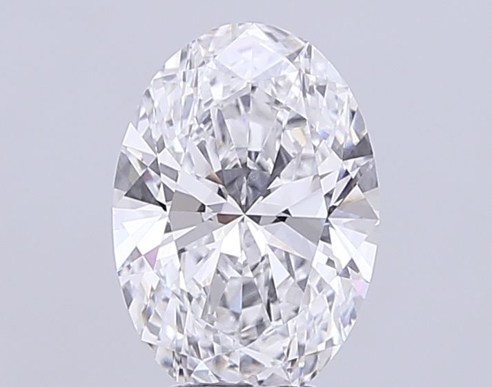 5.04 Carat D-VVS2 Oval Lab Diamond