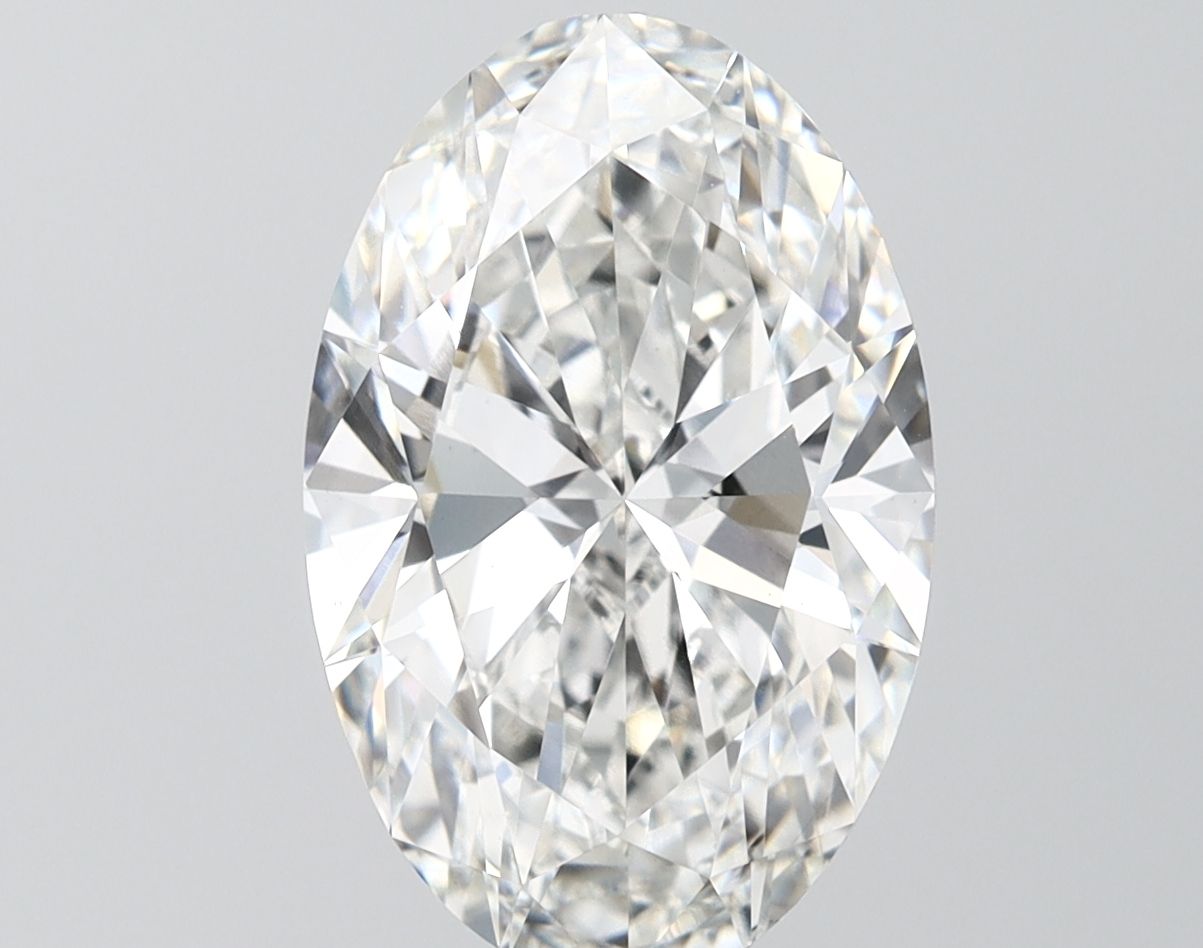 4.52 Carat F-VS1 Oval Lab Diamond