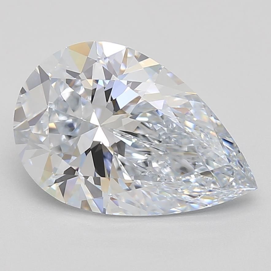 3.10 Carat F-VVS2 Pear Lab Diamond