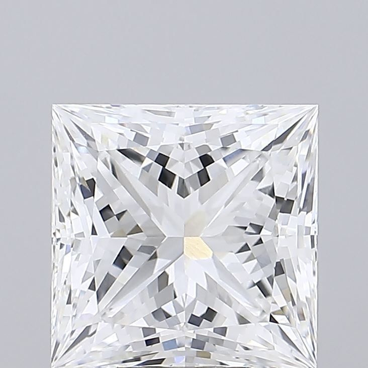 7.08 Carat E-VVS2 Princess Lab Diamond