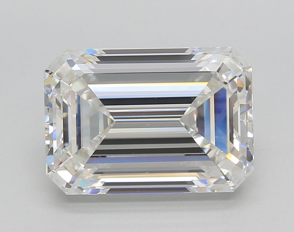 5.5 Carat F-VVS2 Emerald Lab Diamond