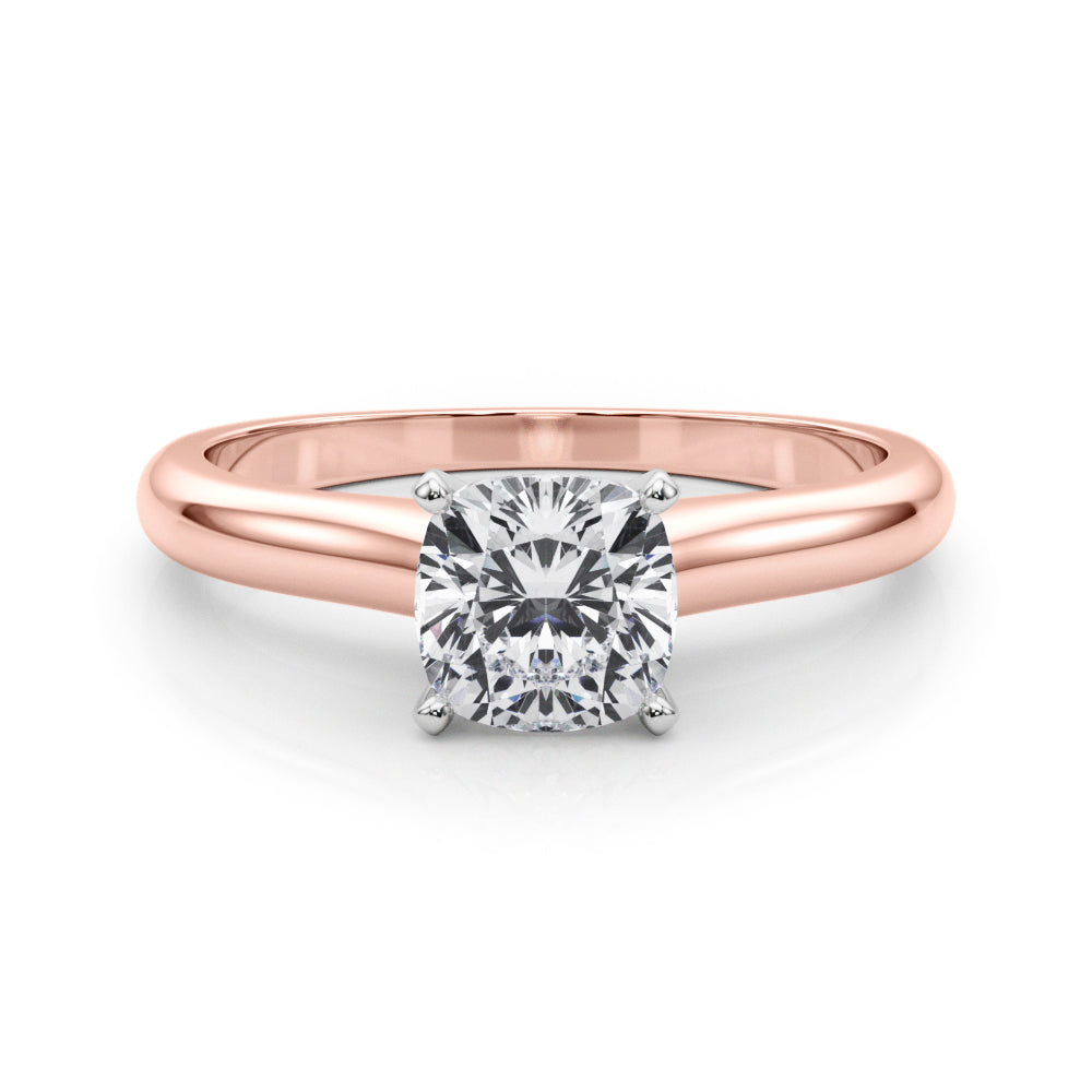 Isabella Cushion Diamond Solitaire Engagement Ring