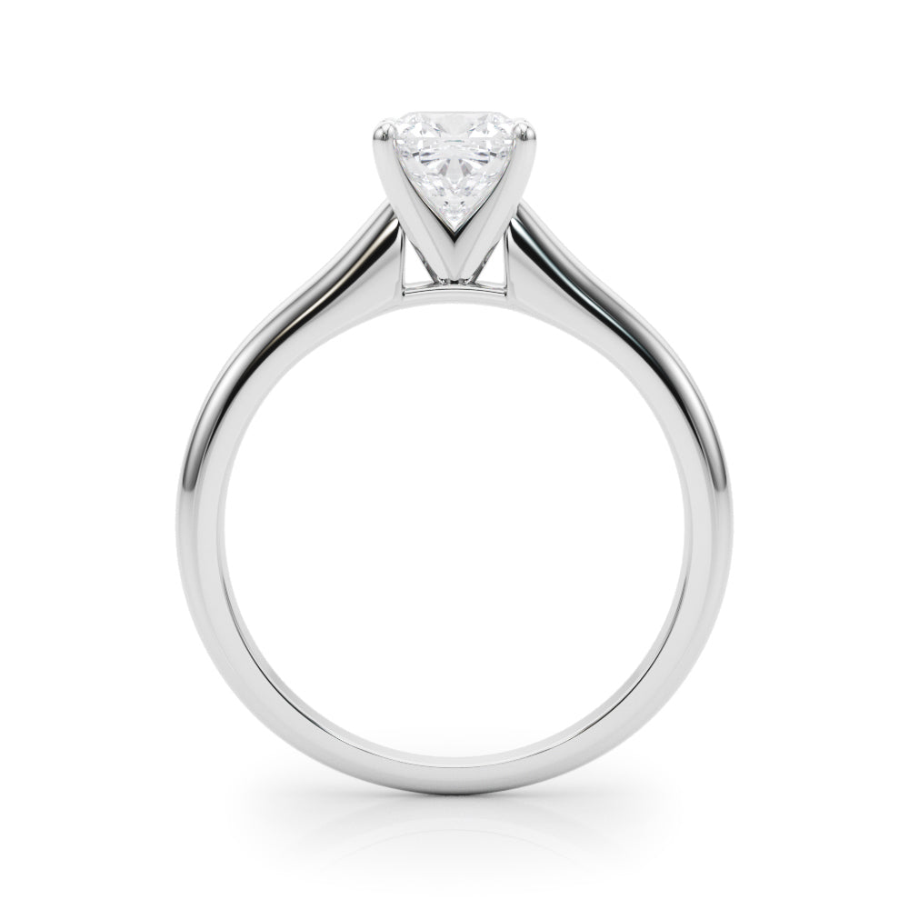 Isabella Cushion Diamond Solitaire Engagement Ring-VIRABYANI