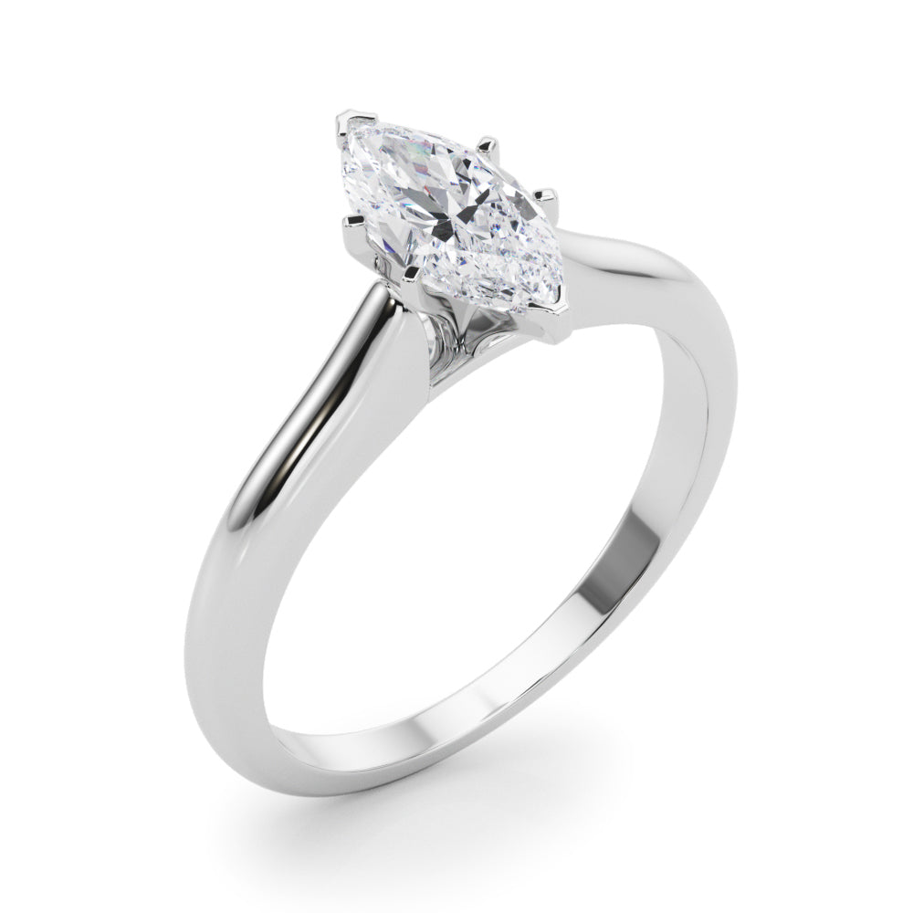 Isabella Marquise Lab Grown Diamond Solitaire Engagement Ring IGI Certified
