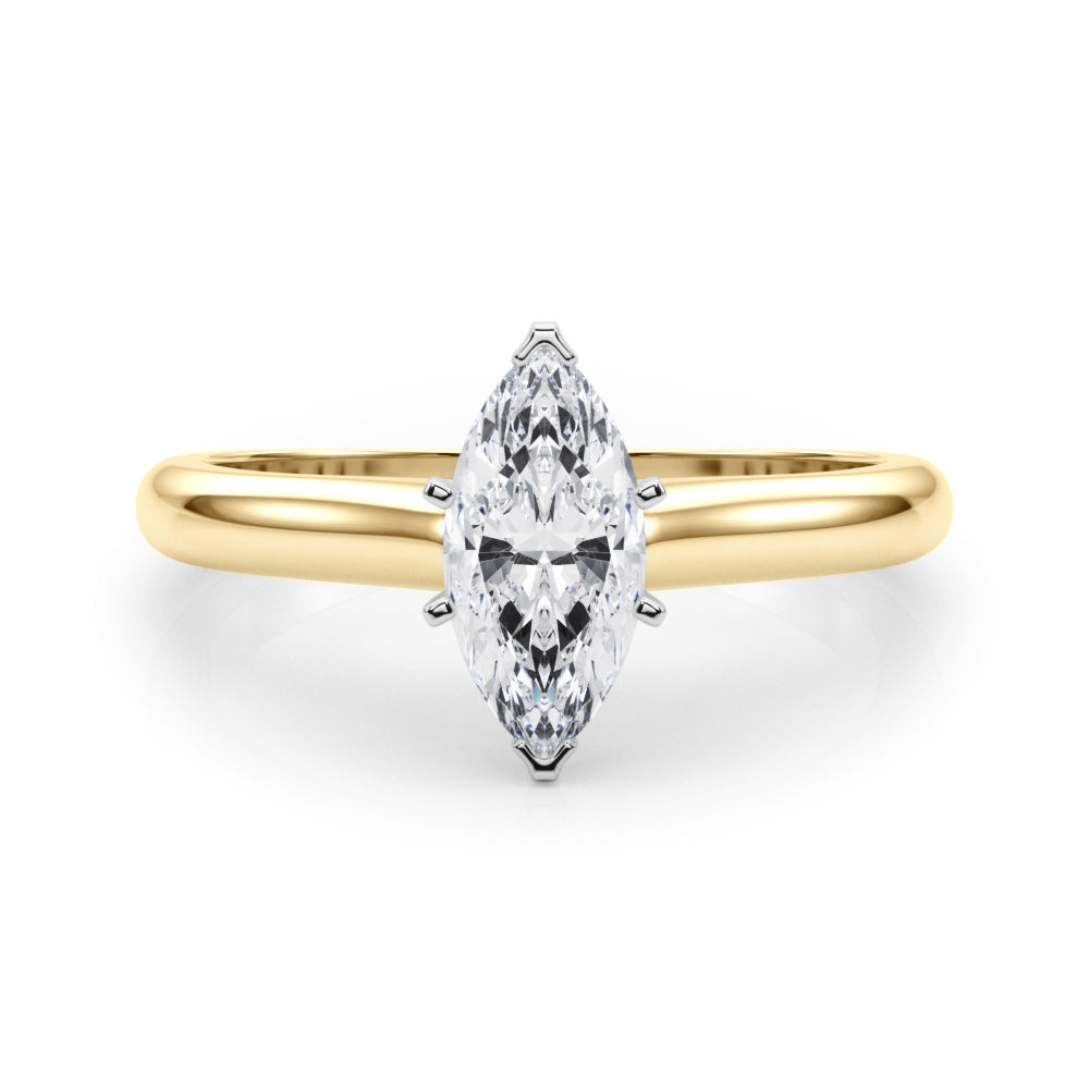 Isabella Marquise Lab Grown Diamond Solitaire Engagement Ring IGI Certified-VIRABYANI