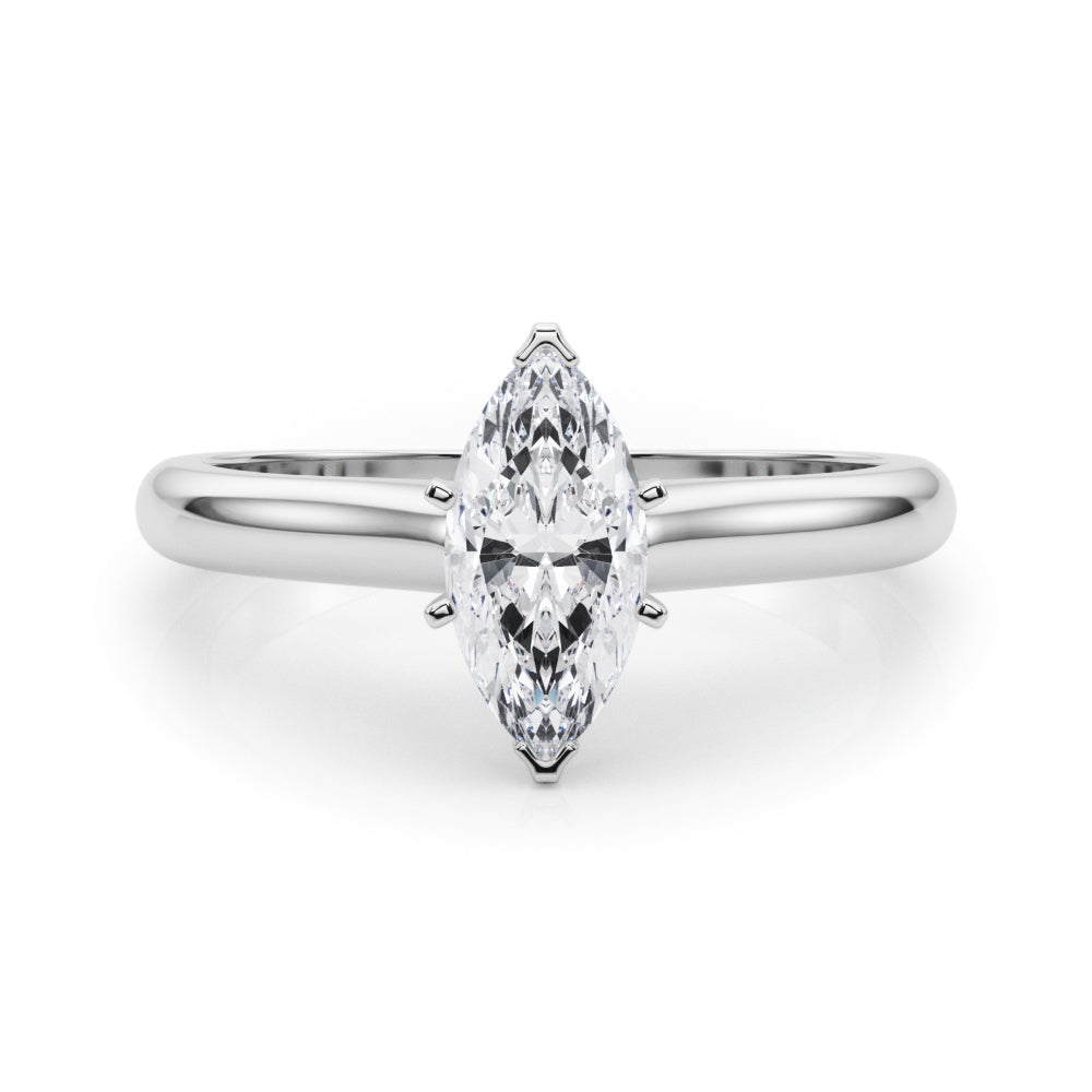 Isabella Marquise Diamond Solitaire Engagement Ring-VIRABYANI
