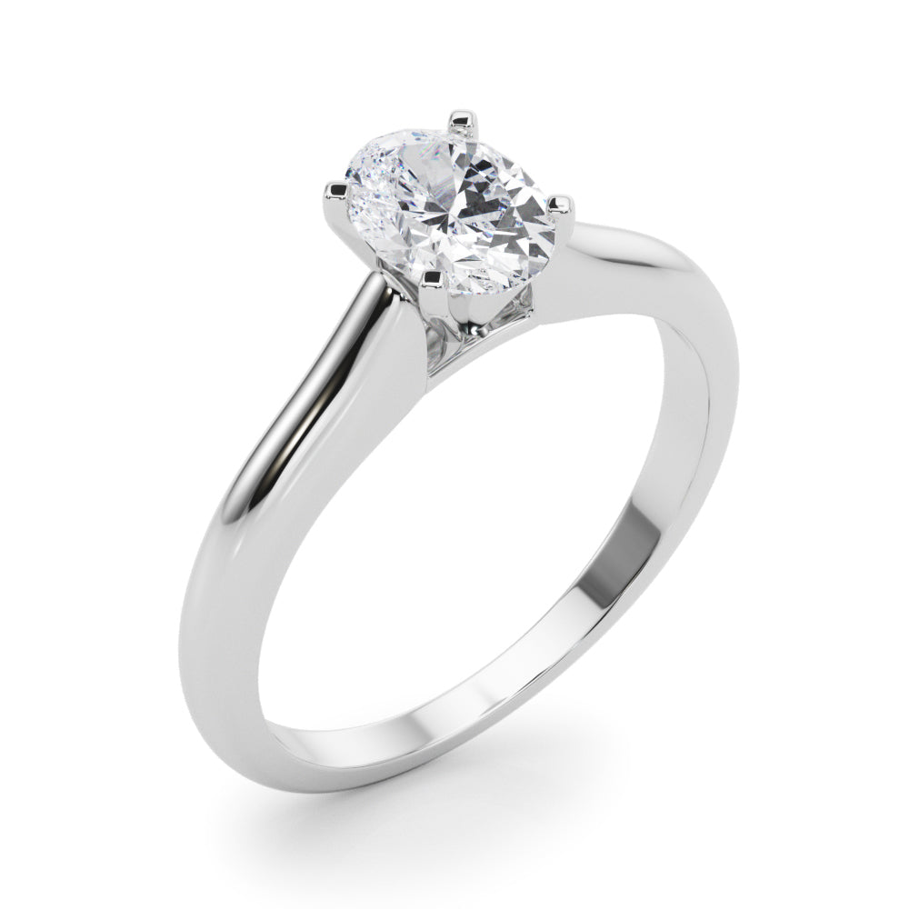 Isabella Oval Diamond Solitaire Engagement Ring