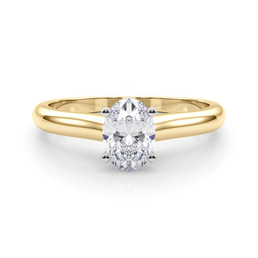 Isabella Oval Diamond Solitaire Engagement Ring