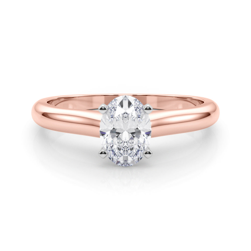 Isabella Oval Diamond Solitaire Engagement Ring