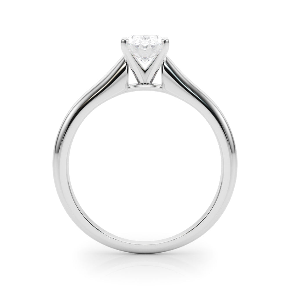 Isabella Oval Diamond Solitaire Engagement Ring-VIRABYANI