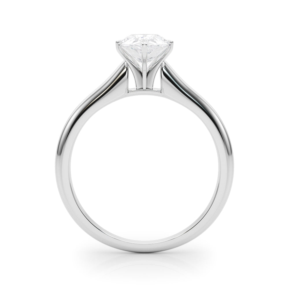Isabella Pear Lab Grown Diamond Solitaire Engagement Ring IGI Certified