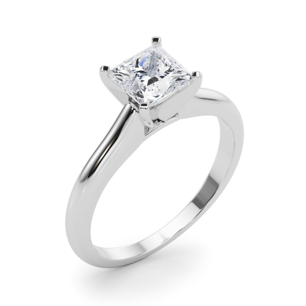 Isabella Princess Diamond Solitaire Engagement Ring-VIRABYANI