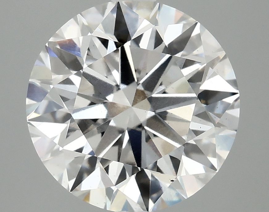 3.84 Carat E-VS2 Round Lab Diamond