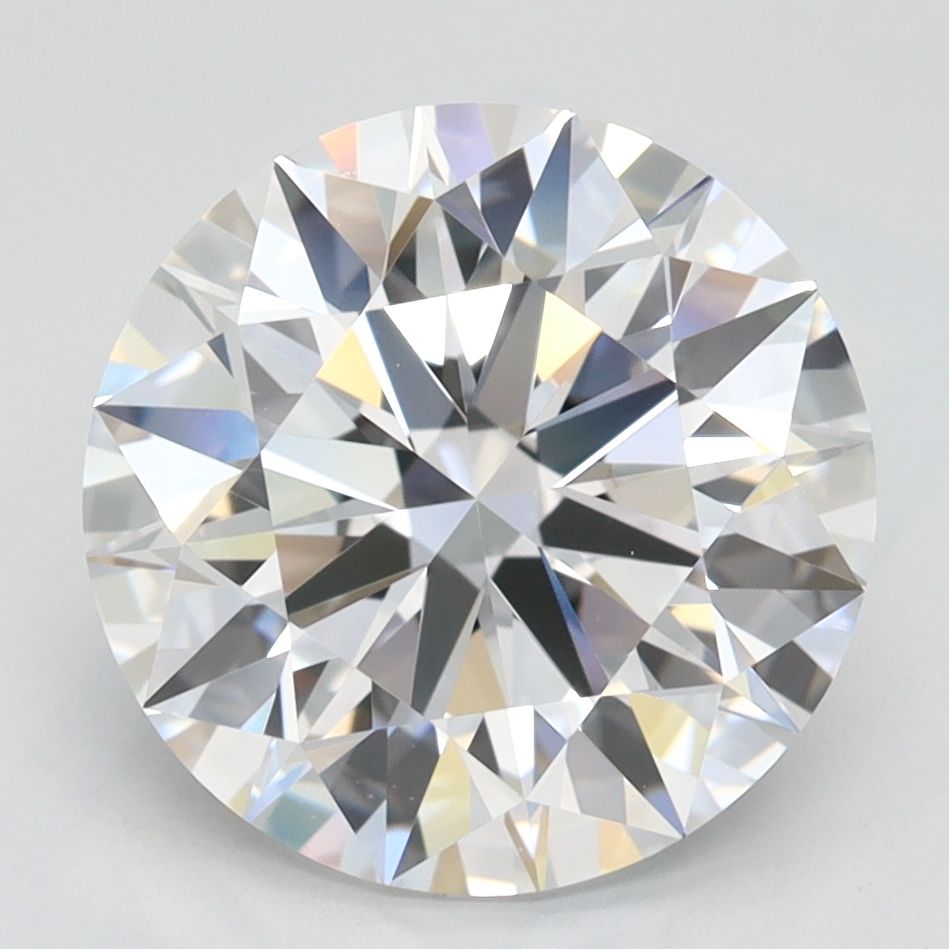 3.15 Carat D-IF Round Lab Diamond