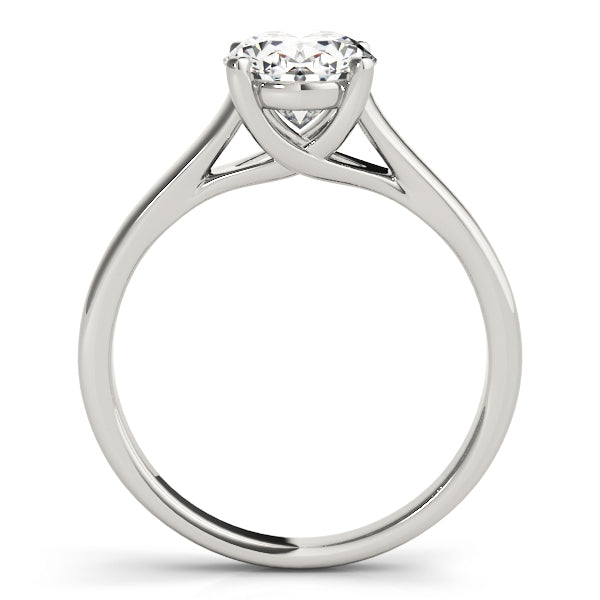 Evelyn Oval Lab Grown Diamond Solitaire Engagement Ring IGI Certified-VIRABYANI
