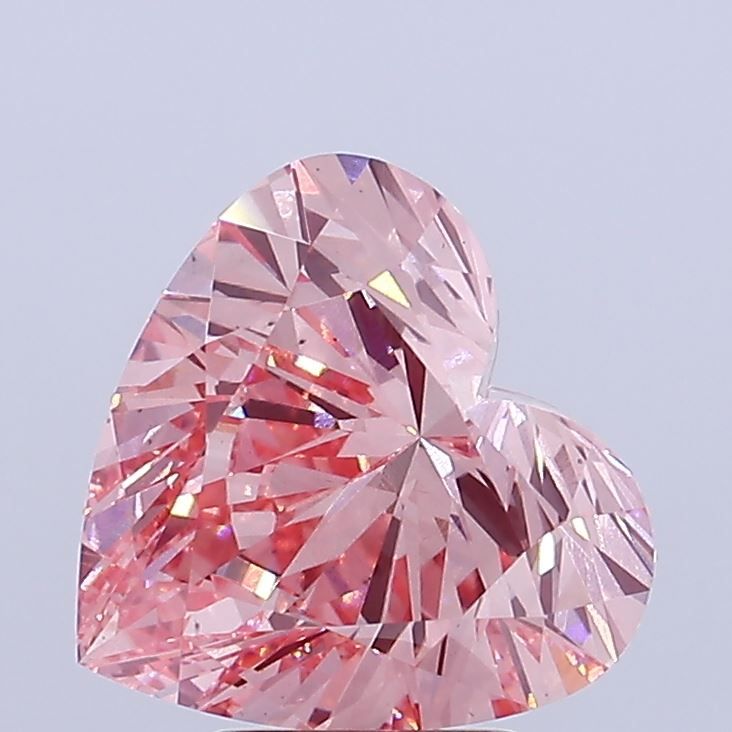 4.01 Carat Heart Cut Fancy Pink