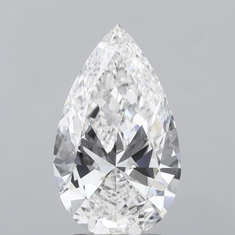2.53 Carat F-VS1 Pear Lab Diamond