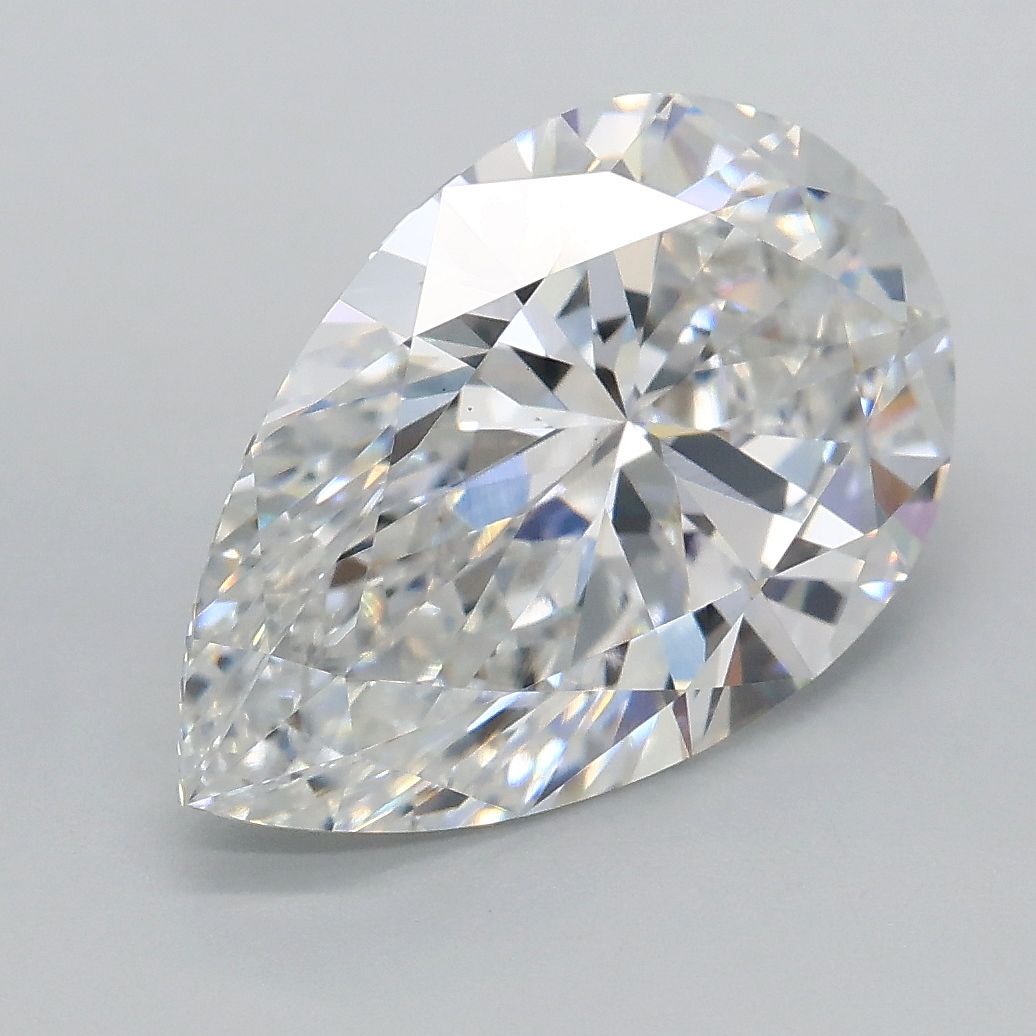 3.08 Carat E-VS1 Pear Lab Diamond