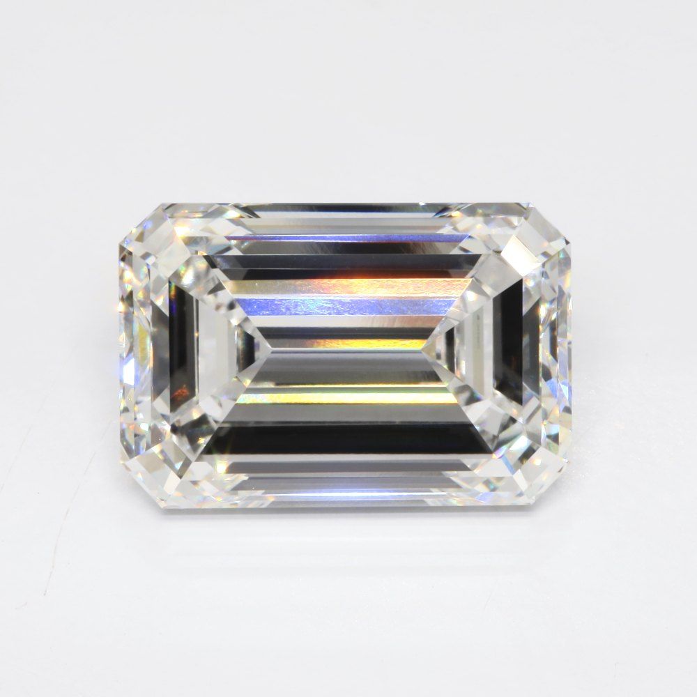 14.35 Carat E-VVS2 Emerald Lab Diamond