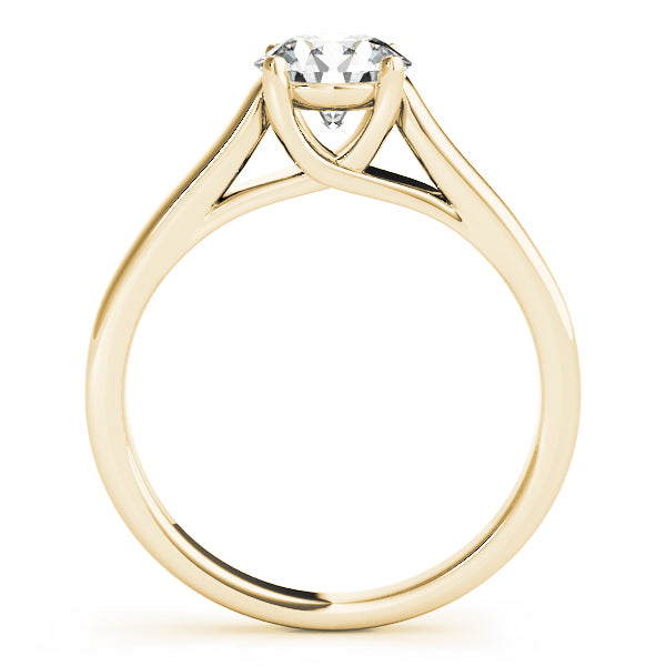 Evelyn Round Diamond Solitaire Engagement Ring-VIRABYANI