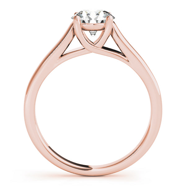 Evelyn Round Diamond Solitaire Engagement Ring-VIRABYANI