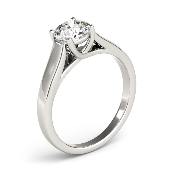 Evelyn Round Diamond Solitaire Engagement Ring