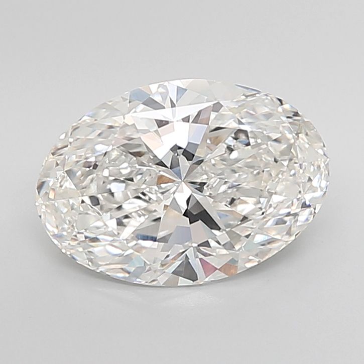 4.74 Carat G-VVS2 Oval Lab Diamond