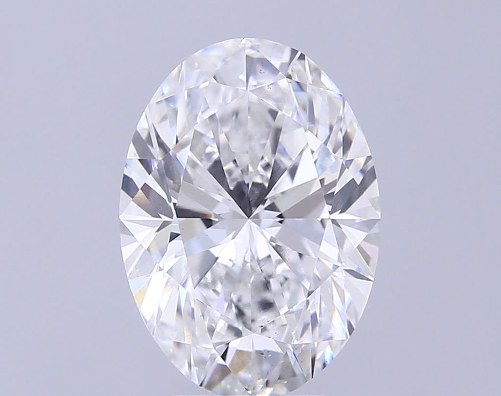 5 Carat E-VS2 Oval Lab Diamond