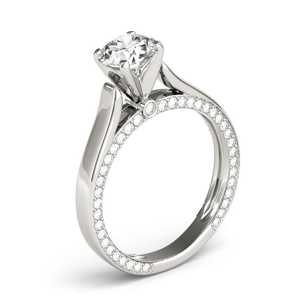 Estella Round Diamond Solitaire Engagement Ring-VIRABYANI