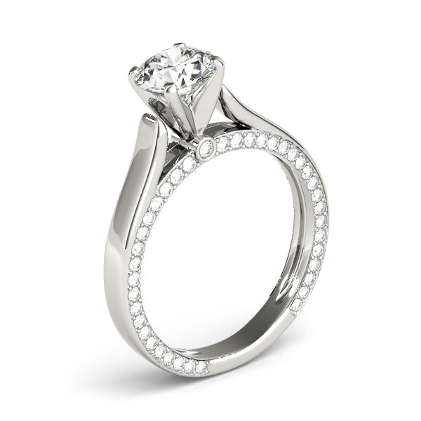 Estella Round Lab Grown Diamond Solitaire Engagement Ring IGI Certified
