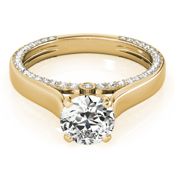Estella Round Lab Grown Diamond Solitaire Engagement Ring IGI Certified