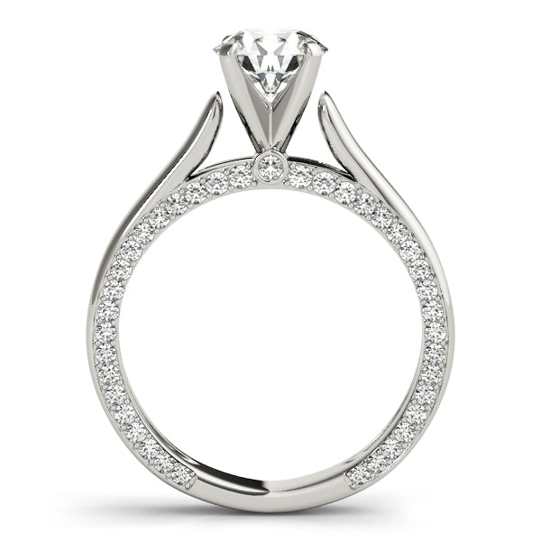 Estella Round Diamond Solitaire Engagement Ring-VIRABYANI